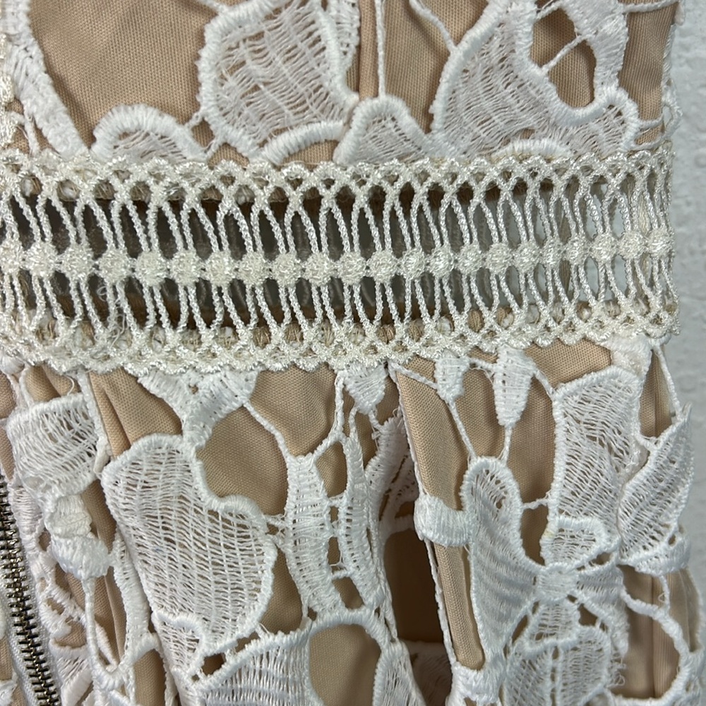 New nwt Romeo & Juliet Couture Canvas Lace Overlay Dress XS - Picture 5 of 12
